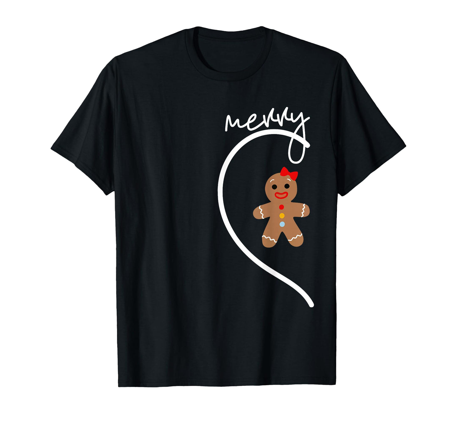 Merry Christmas Gingerbread Xmas Pajamas Holiday Couples T-Shirt