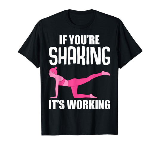 Funny Pilates For Women Men Gym Fitness Instructor Workout T-Shirt