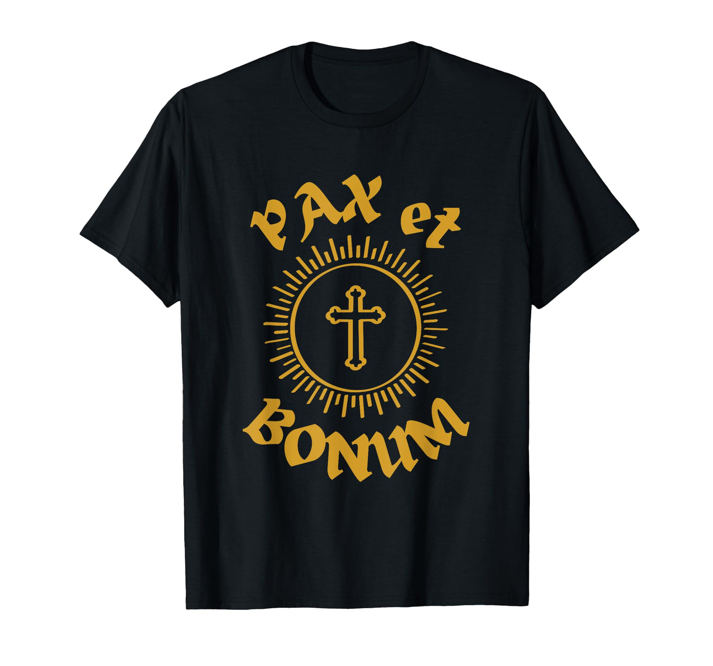 Pax et Bonum. Saint Francis Christian message gift T-Shirt
