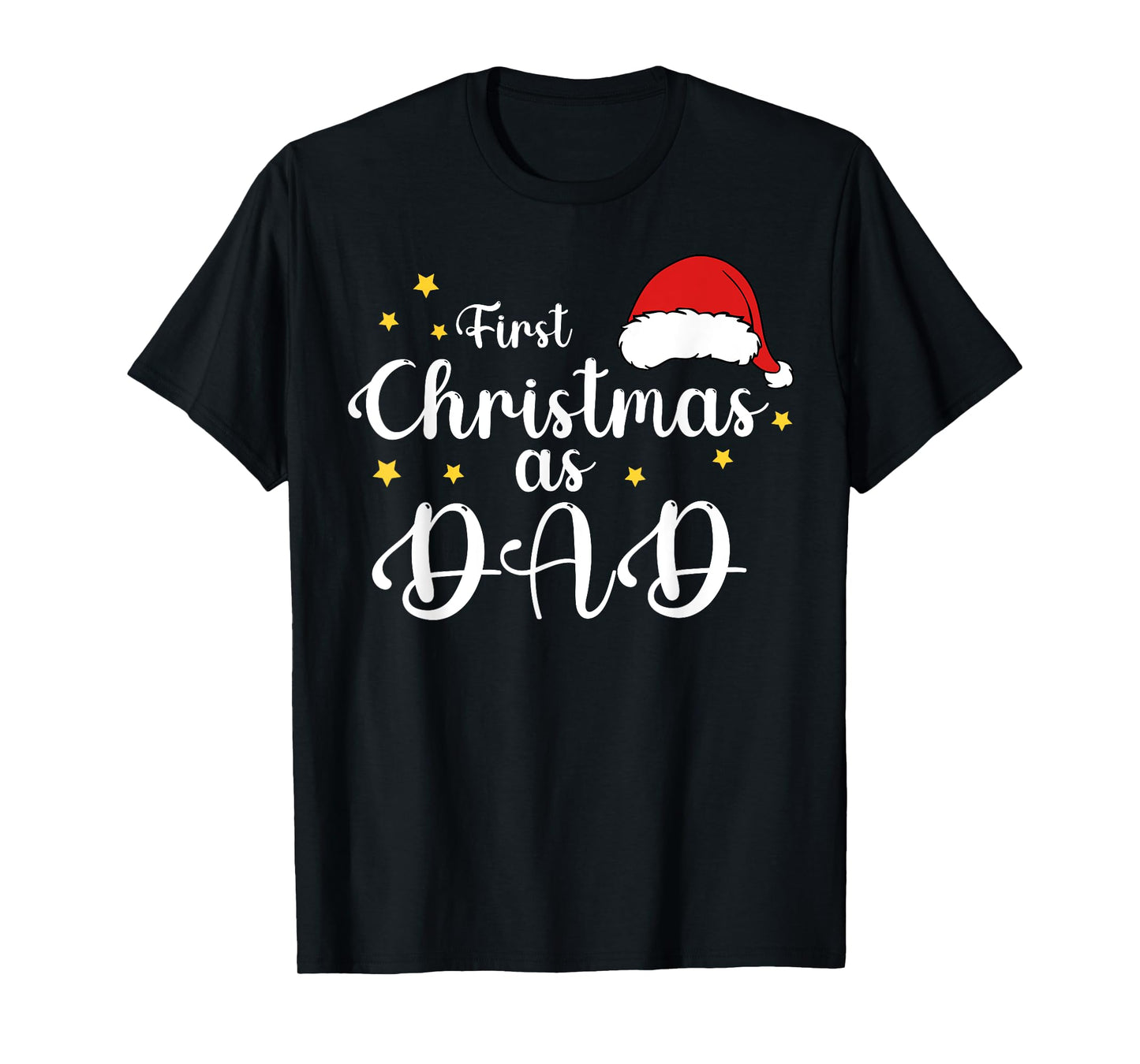 First Christmas As Dad 1st Christmas Matching Family Holiday T-Shirt