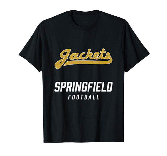Springfield Yellow Jackets Logo Football Team HS T-Shirt