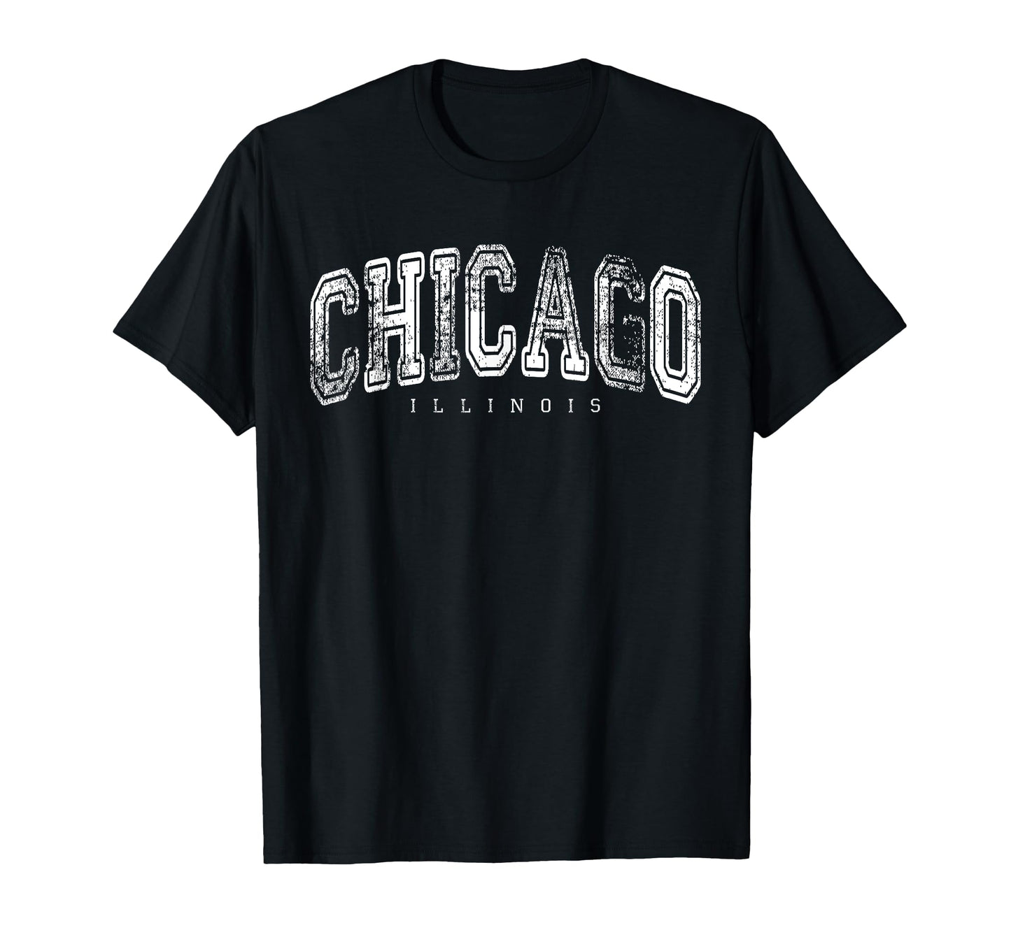 Chicago Illinois Vintage Retro US City State Travel T-Shirt