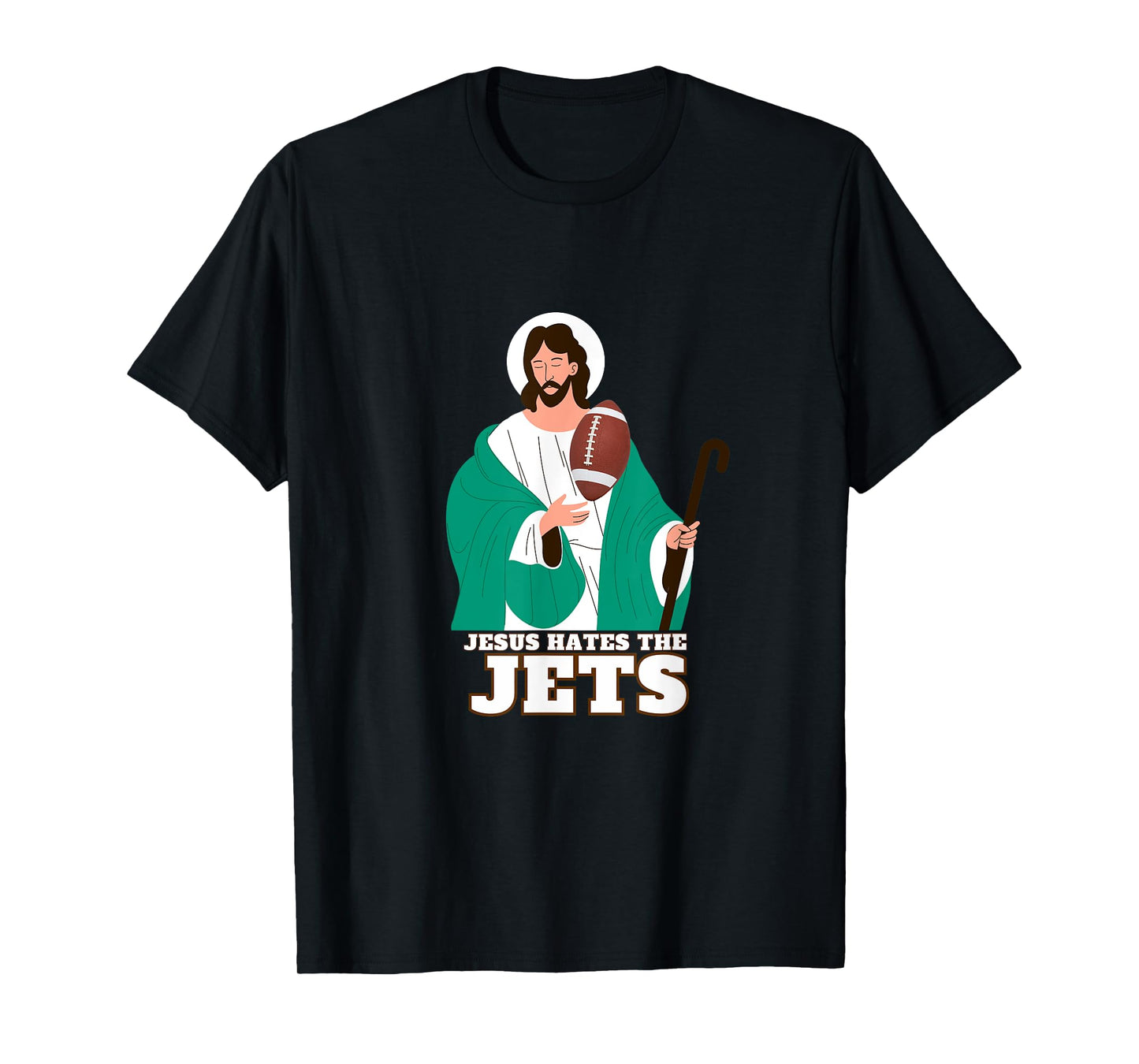 Jesus Hates The Jets Football Shirt T-Shirt
