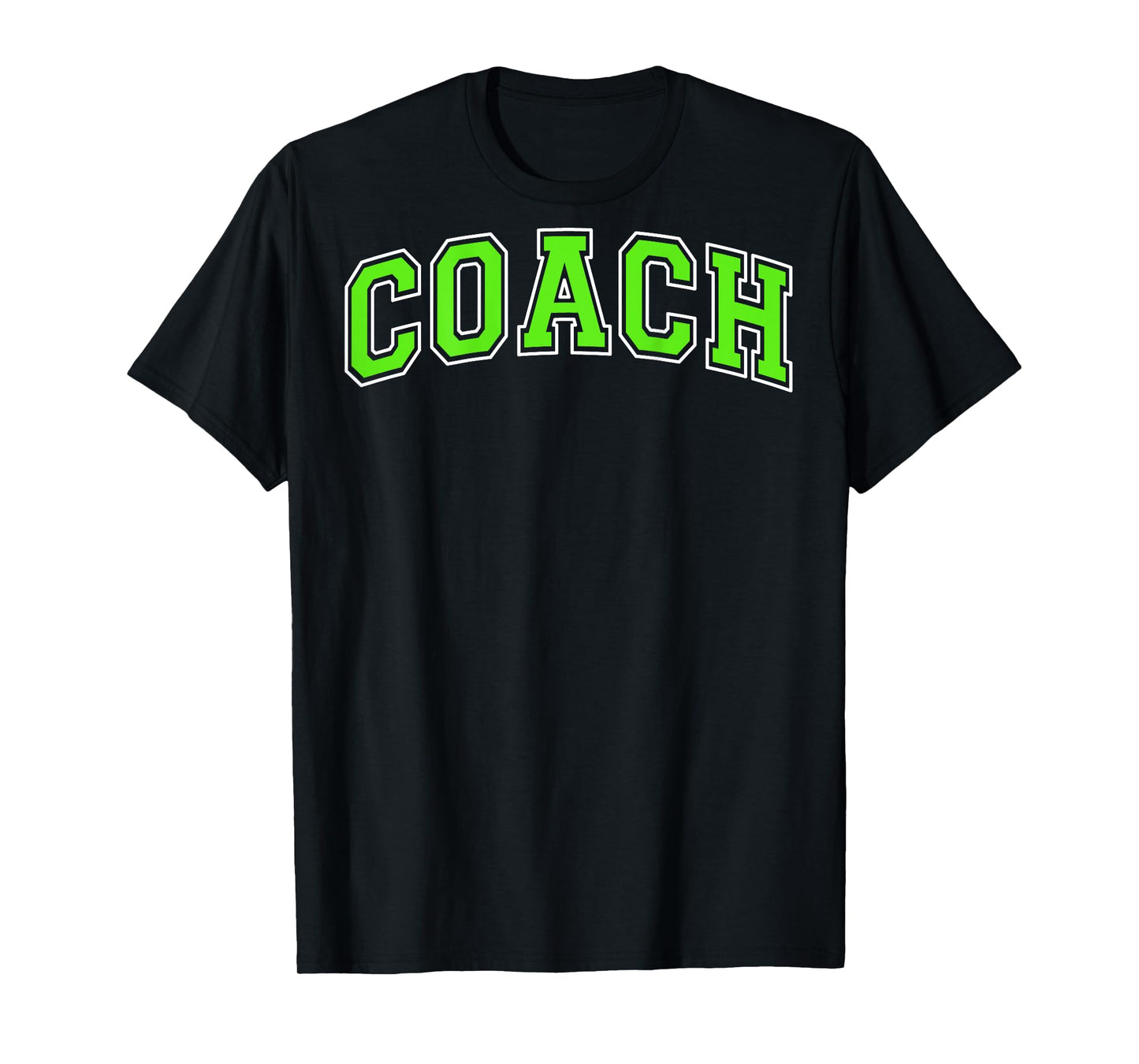 Coach Sports Trainer Vintage Lime Green White on the back T-Shirt