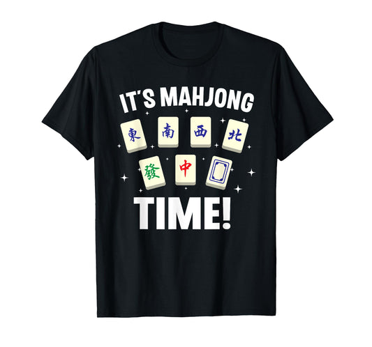 Funny Mahjong Design For Men Women Mahjong Game Player Lover T-Shirt