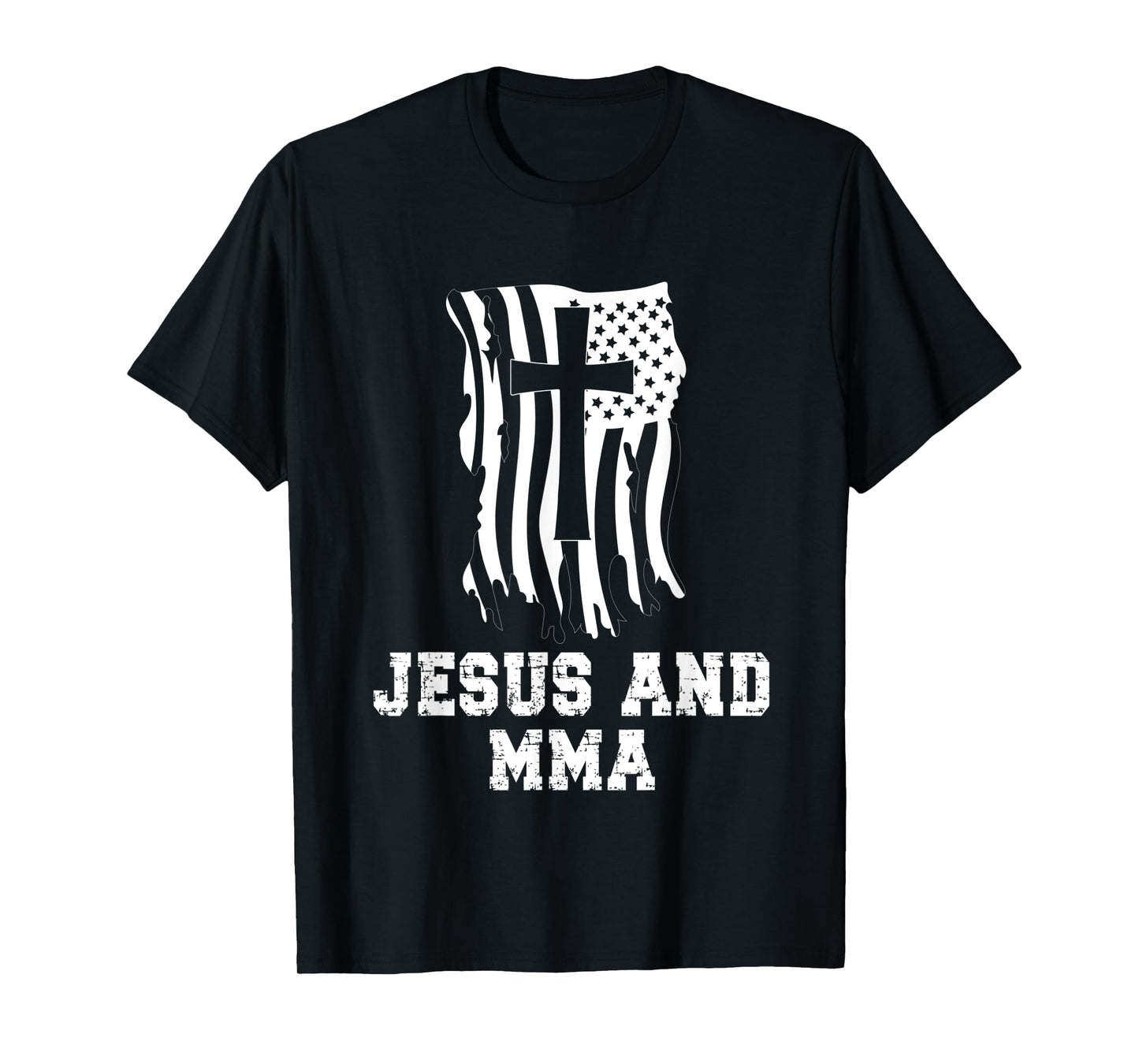 Jesus And MMA Beginner Design for Christian Martial Arts Fan T-Shirt
