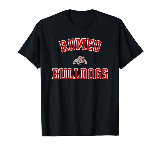 Romeo Bulldogs Logo Varsity HS T-Shirt