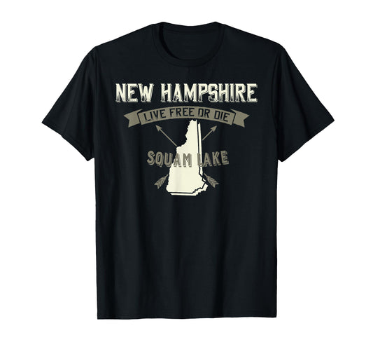 Vintage Squam Lake, New Hampshire T-Shirt T-Shirt