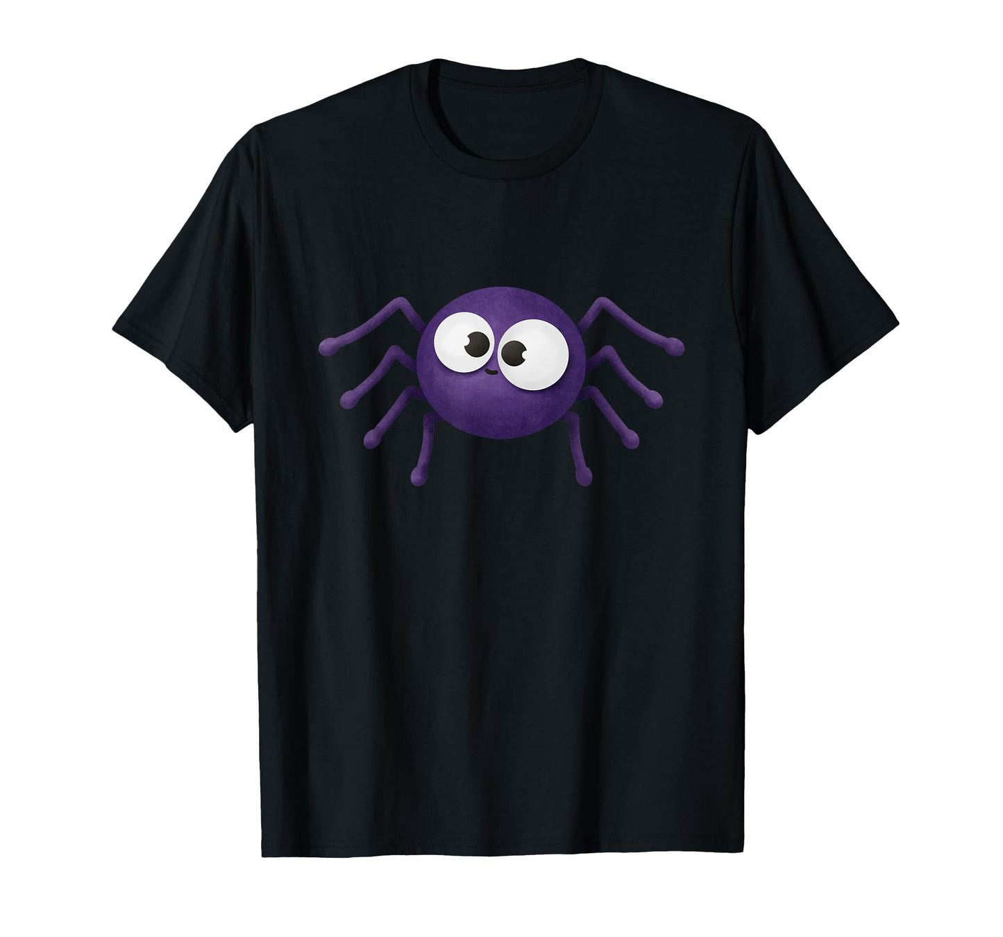 Blue Scary Spider Halloween T-Shirt