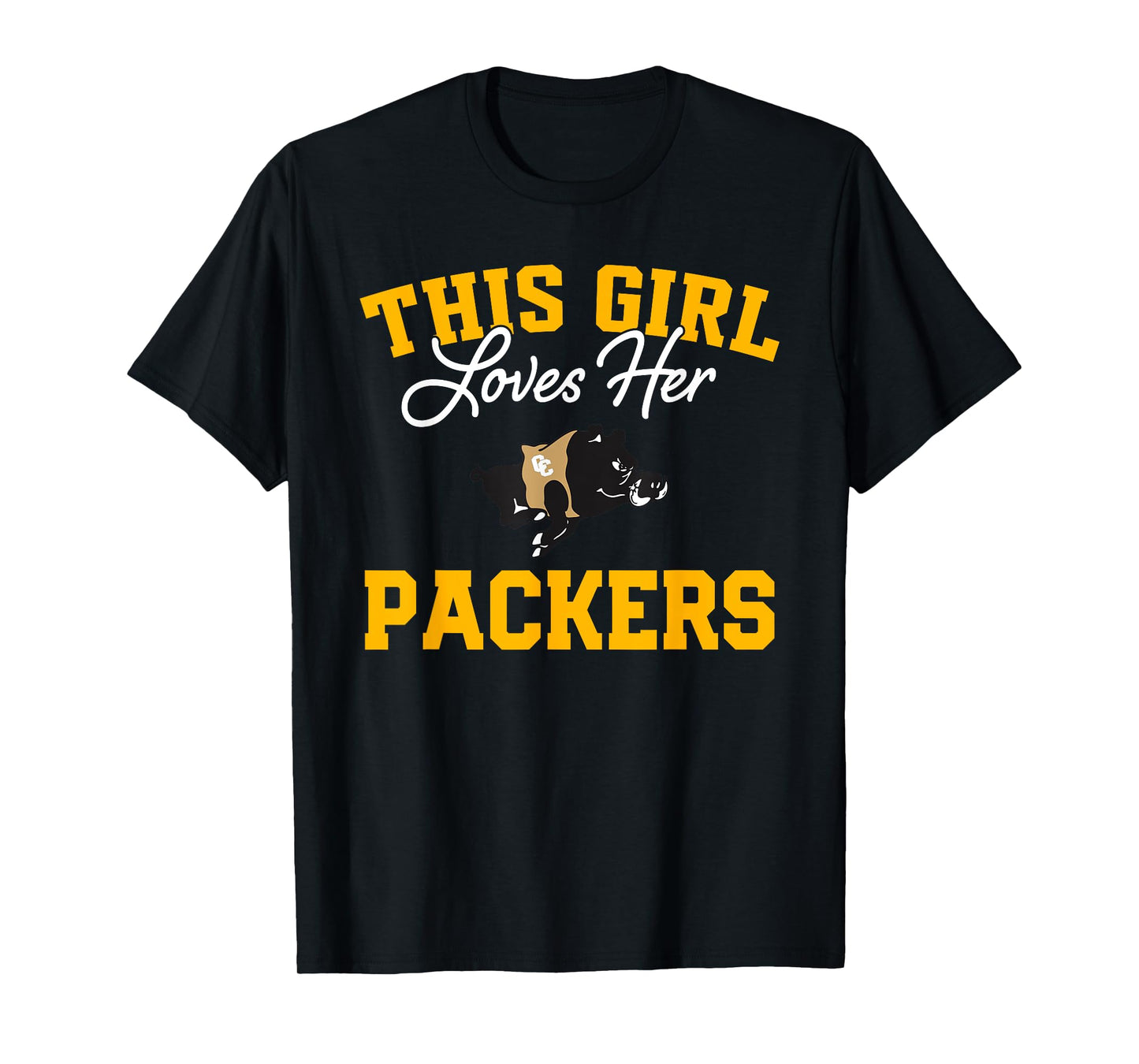 Colquitt County Packers Logo This Girl Loves Her HS T-Shirt