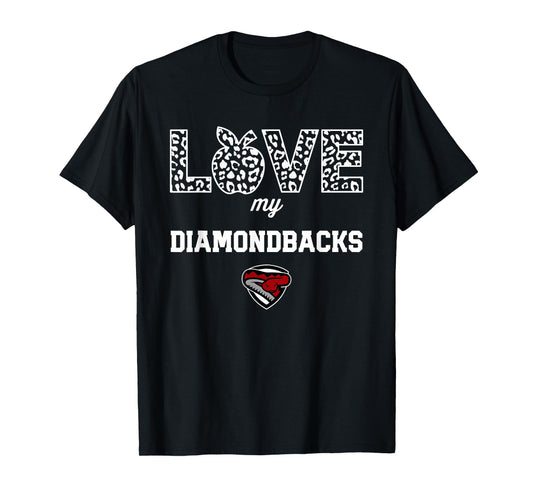 Desert Oasis Diamondbacks Logo Love My Team HS T-Shirt