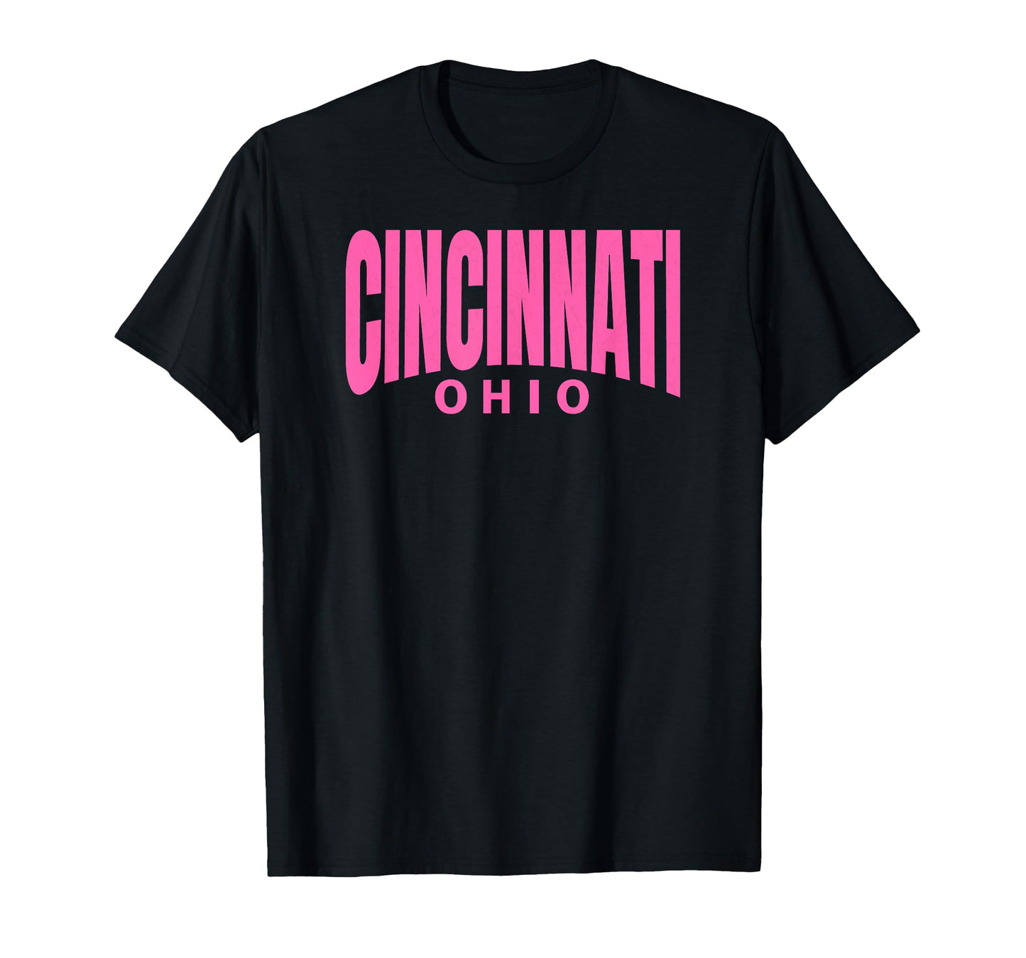 Cincinnati Girly Pink Colour Simple & Adorable Cincinnati OH T-Shirt