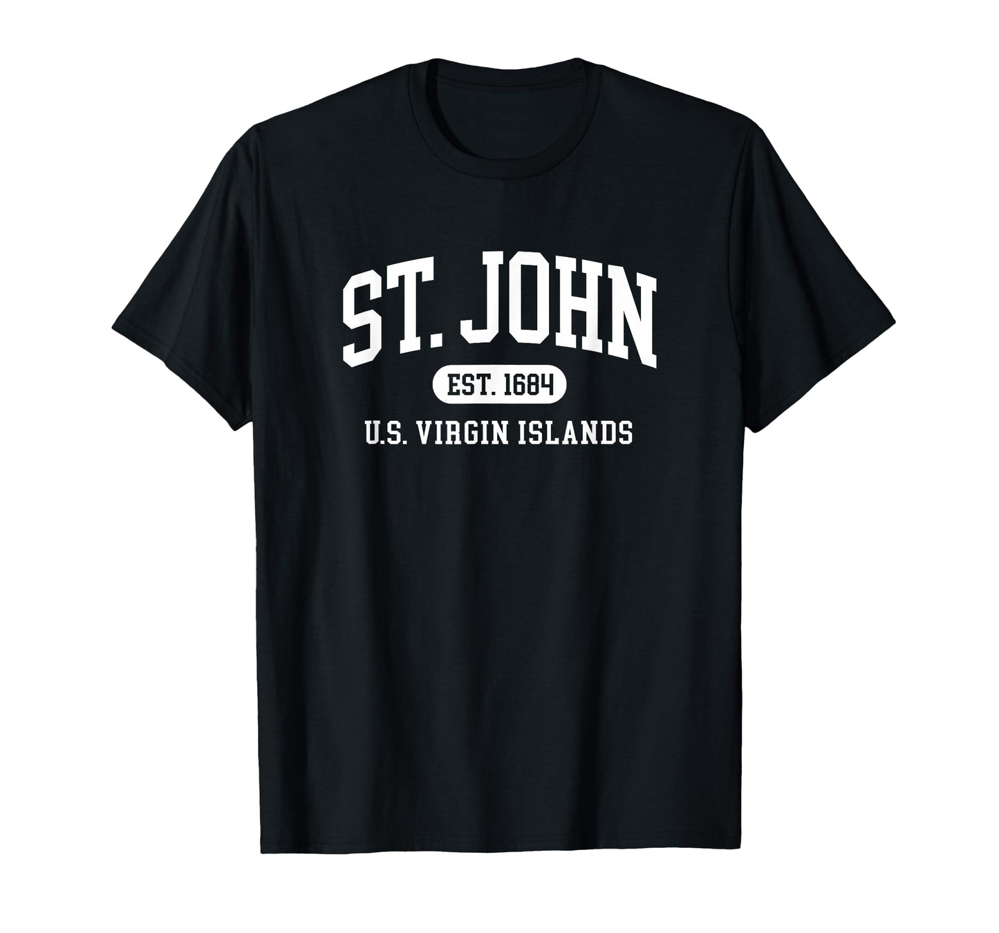 Vintage St John USVI Mens Womens Souvenir Throwback Retro T-Shirt