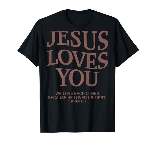 Youth Jesus Love You Christian God Good Boy Son Me I Toddler T-Shirt