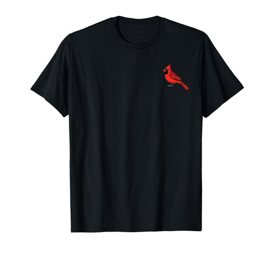 Lovely Northern Cardinal Bird Red Cardinal In Pocket T-Shirt