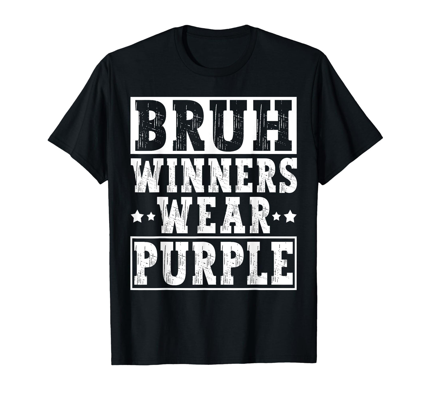 Winners Wear Purple Color Team Sports Day Game Camp Team T-Shirt