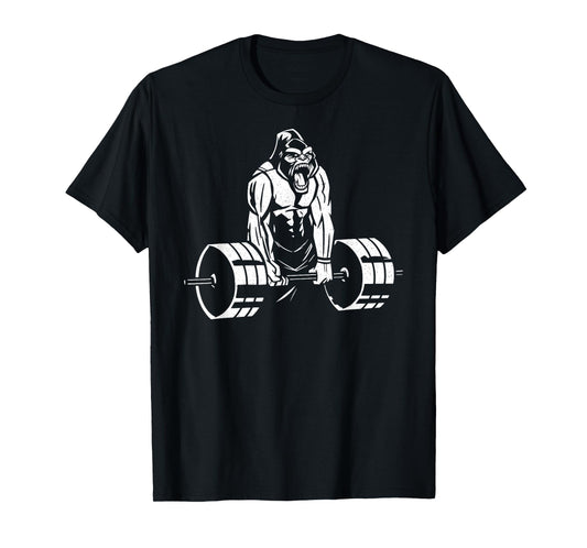 Gorilla Strength – Funny Gym Bodybuilding Weightlifting T-Shirt