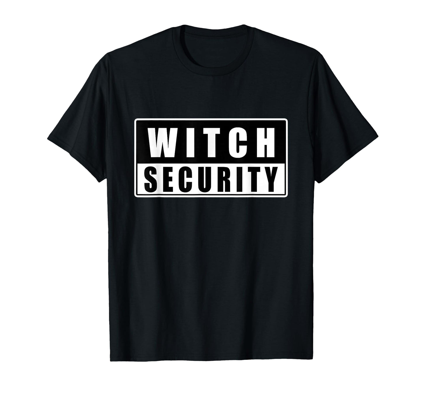 Halloween Witch Security Dad Mom Daughter Adult Easy Costume T-Shirt
