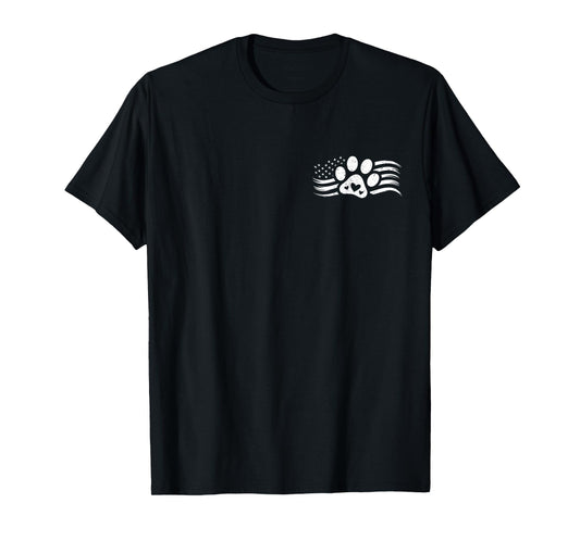 In My Darkest Hour When I Needed A Hand I Found A Paw Retro T-Shirt