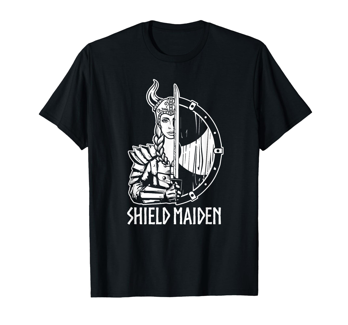 Women Shield Maiden Shirt Tee Girl Viking T-Shirt