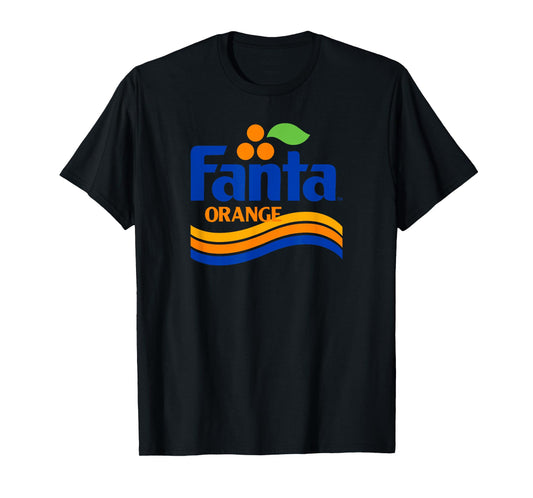 Fanta Orange 1980s Retro Wave Logo T-Shirt