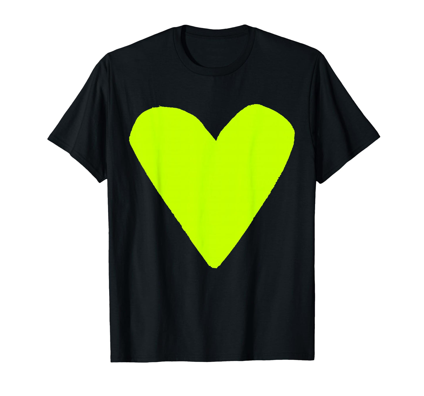 Cute Lime Green Heart T-Shirt
