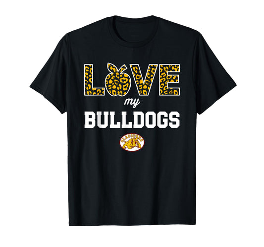 Glassboro Bulldogs Logo Love My Team HS T-Shirt