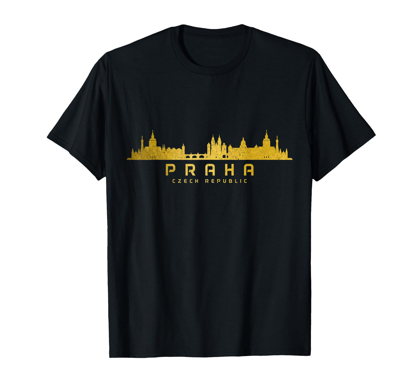Prague Skyline Czech Republic Praha Souvenir T-Shirt