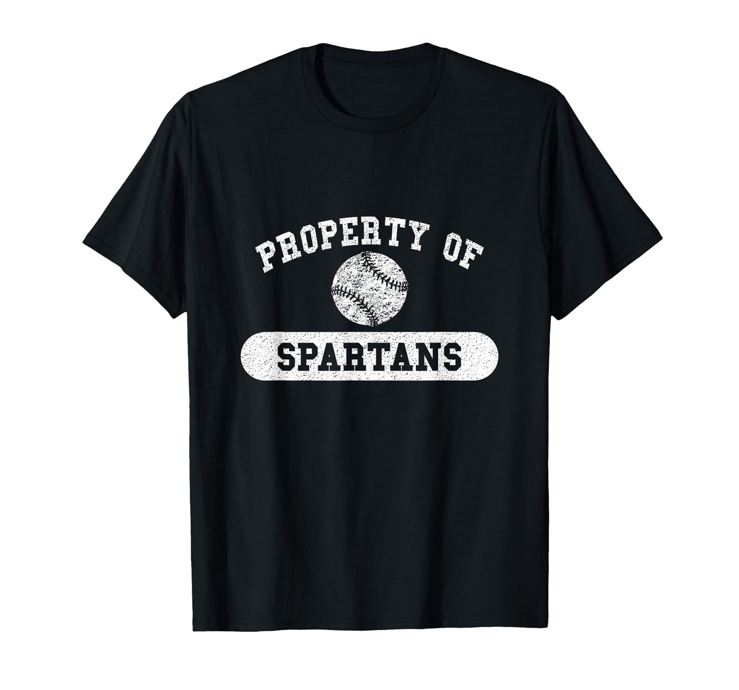 Property of Spartans Baseball T-Shirt