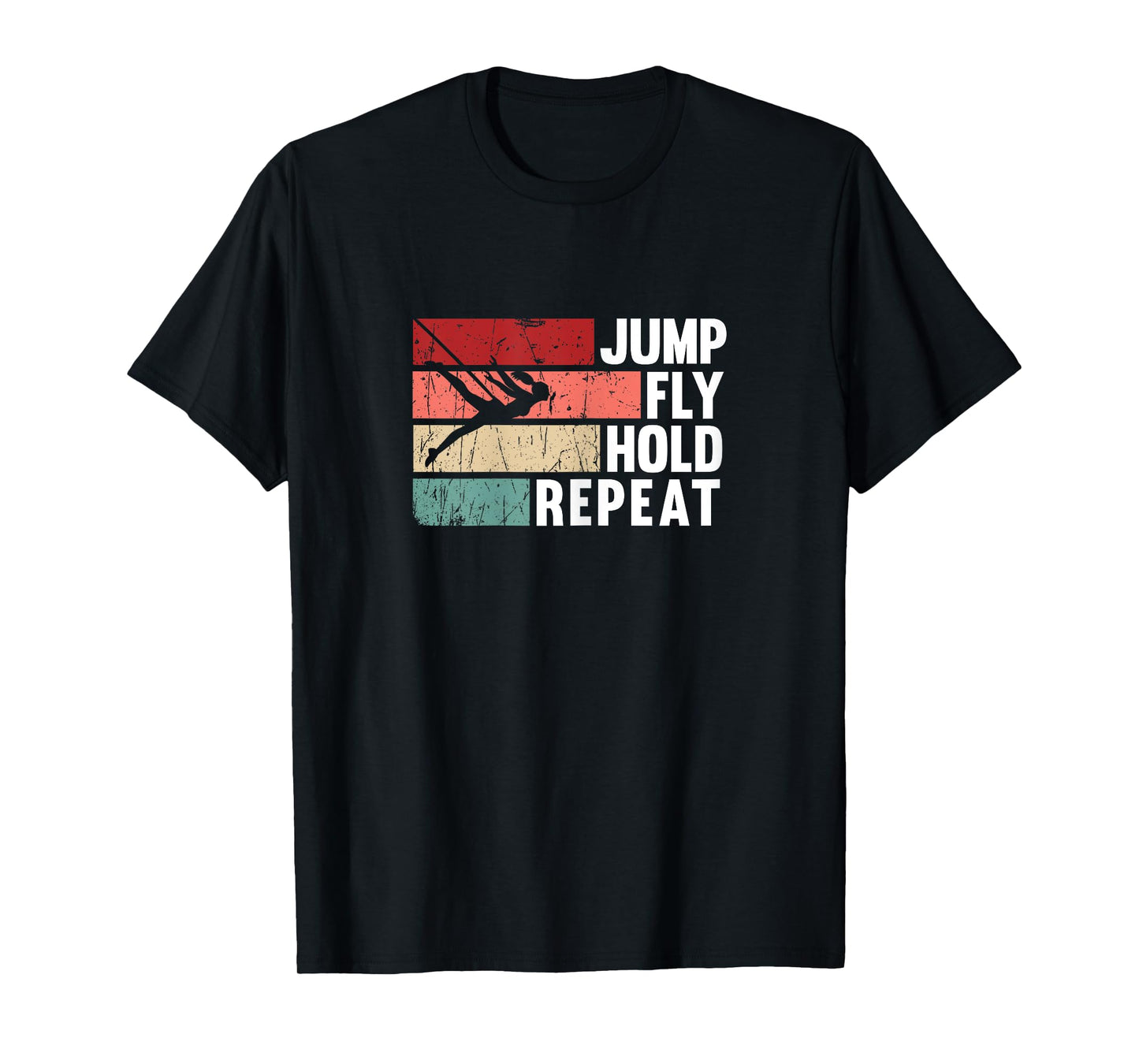 Bungee Fitness Equipment Jump Fly Sling Workout T-Shirt