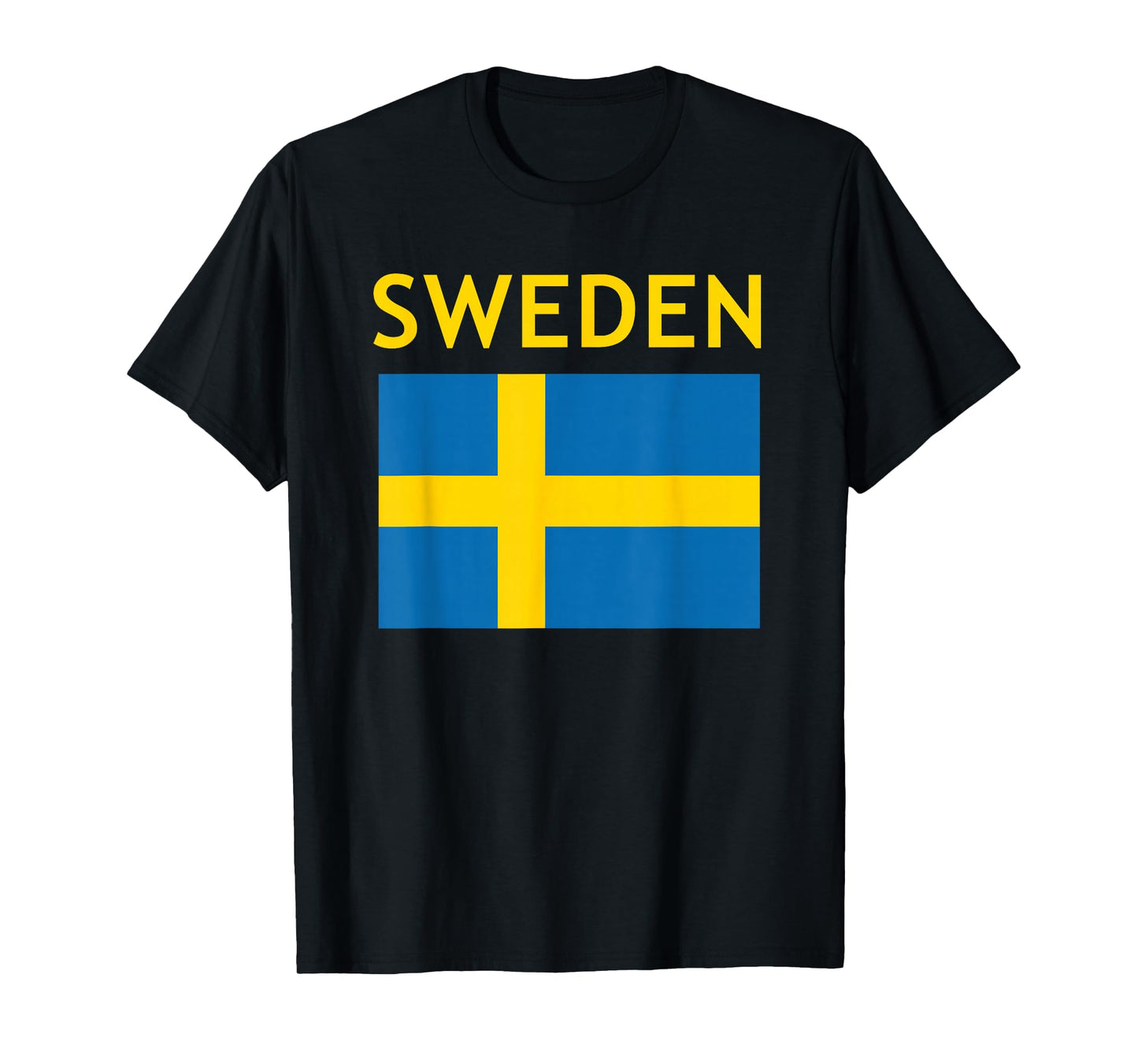 Kids Vintage Sweden Flag Swedish Souvenir Boys Girls Toddler T-Shirt