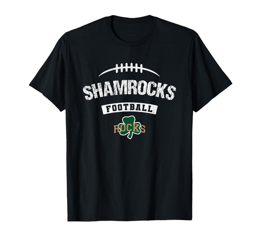 Westfield Shamrocks Logo Football Distressed HS T-Shirt