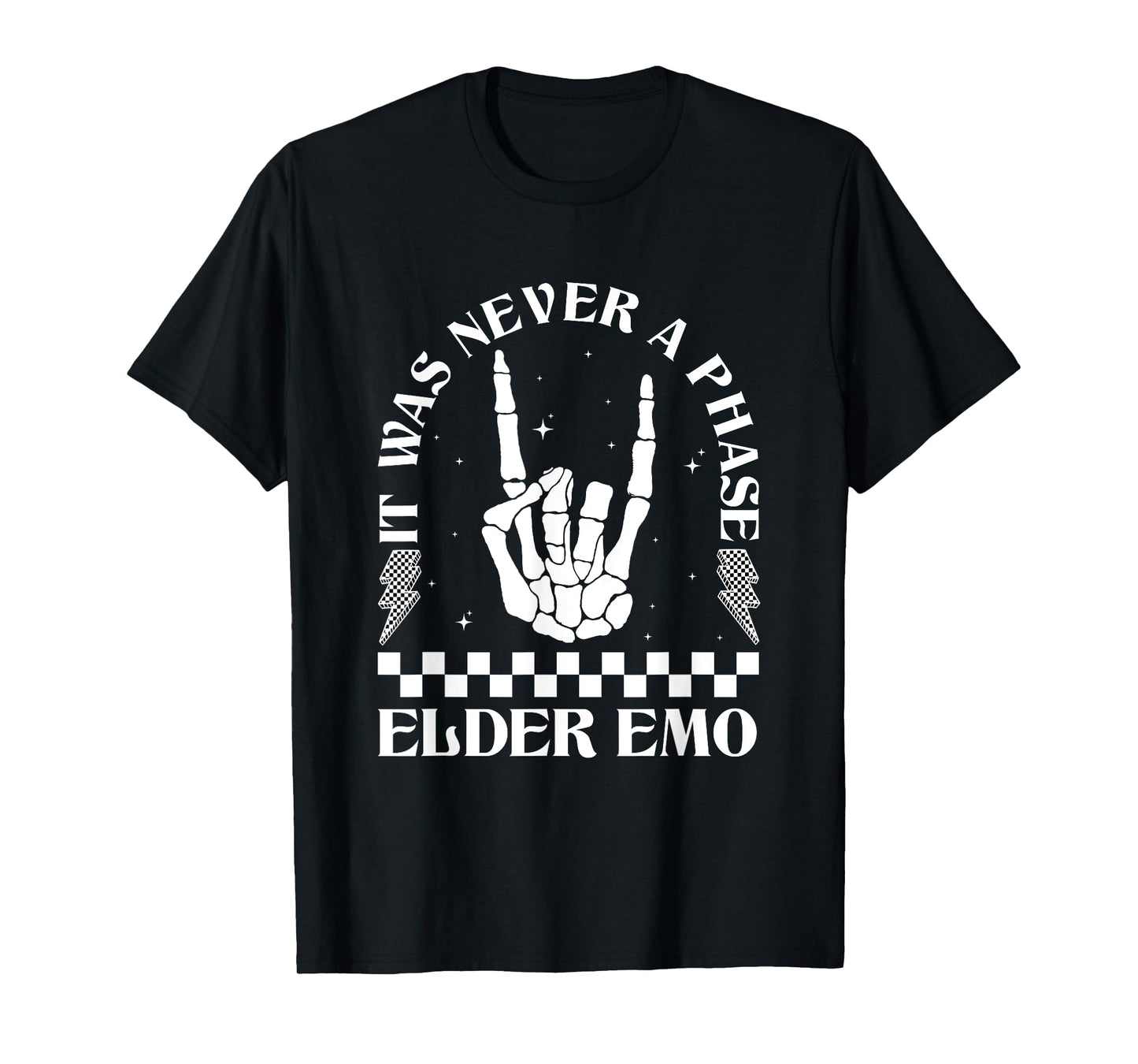 Vintage Elder Emo Club It Was Never A Phase Goth Emo Music T-Shirt