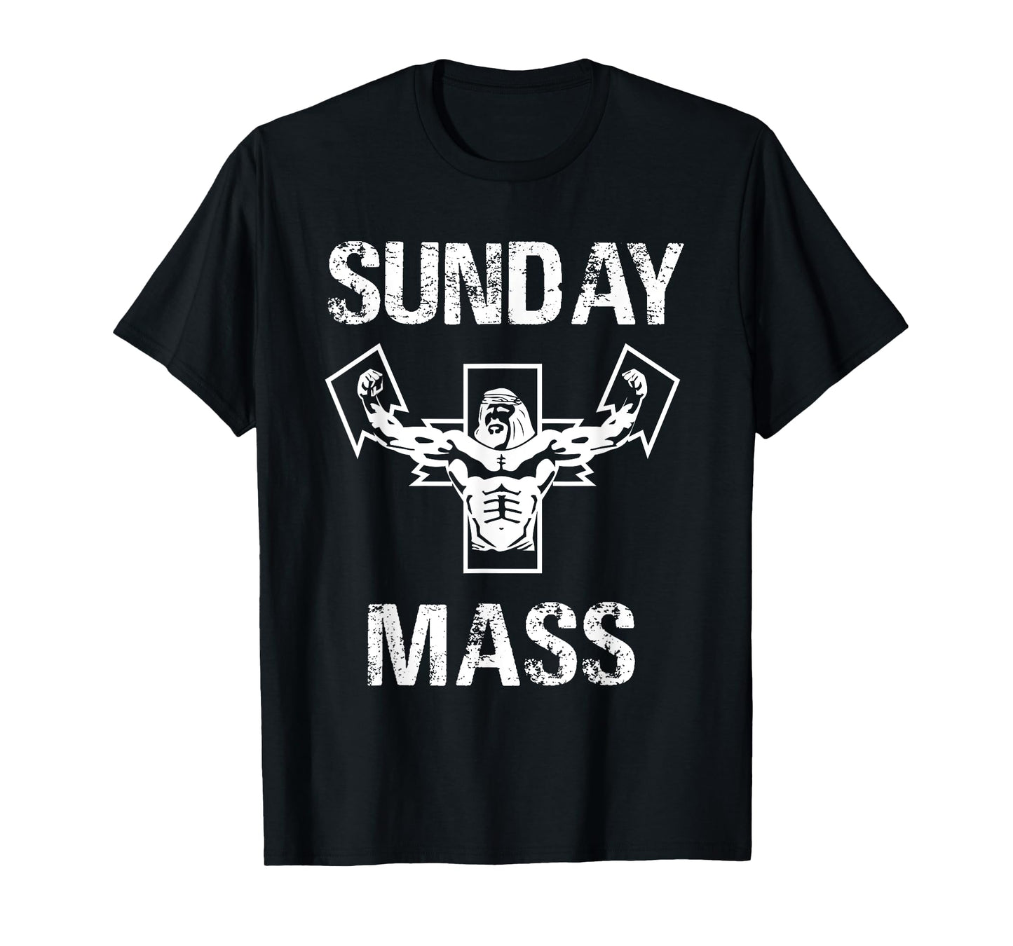 Sunday Mass - Jesus Gym Shirt T-Shirt