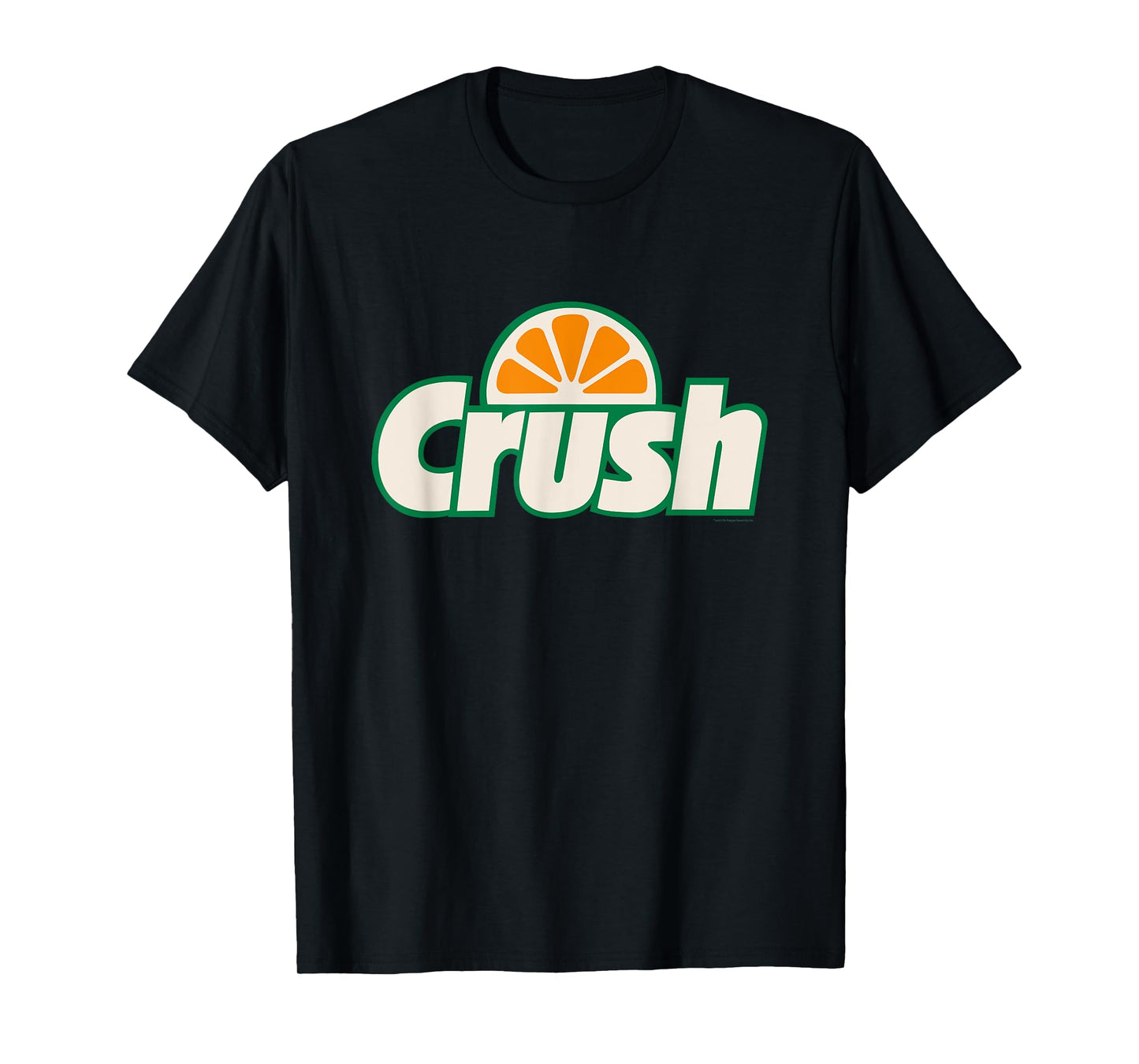 Crush Orange Slice Graphic Throwback Design T-Shirt