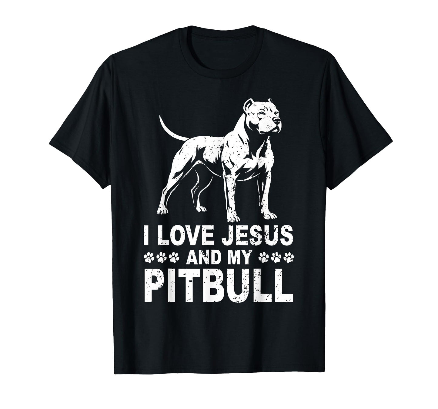 I Love Jesus and My Pitbull T-Shirt