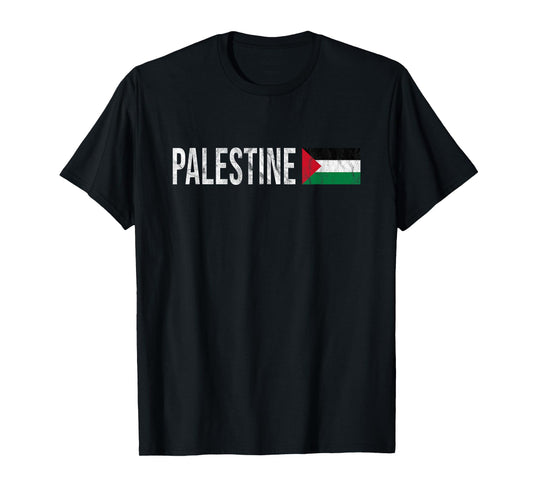 Palestine Flag Souvenir - Retro Palestinian Design T-Shirt