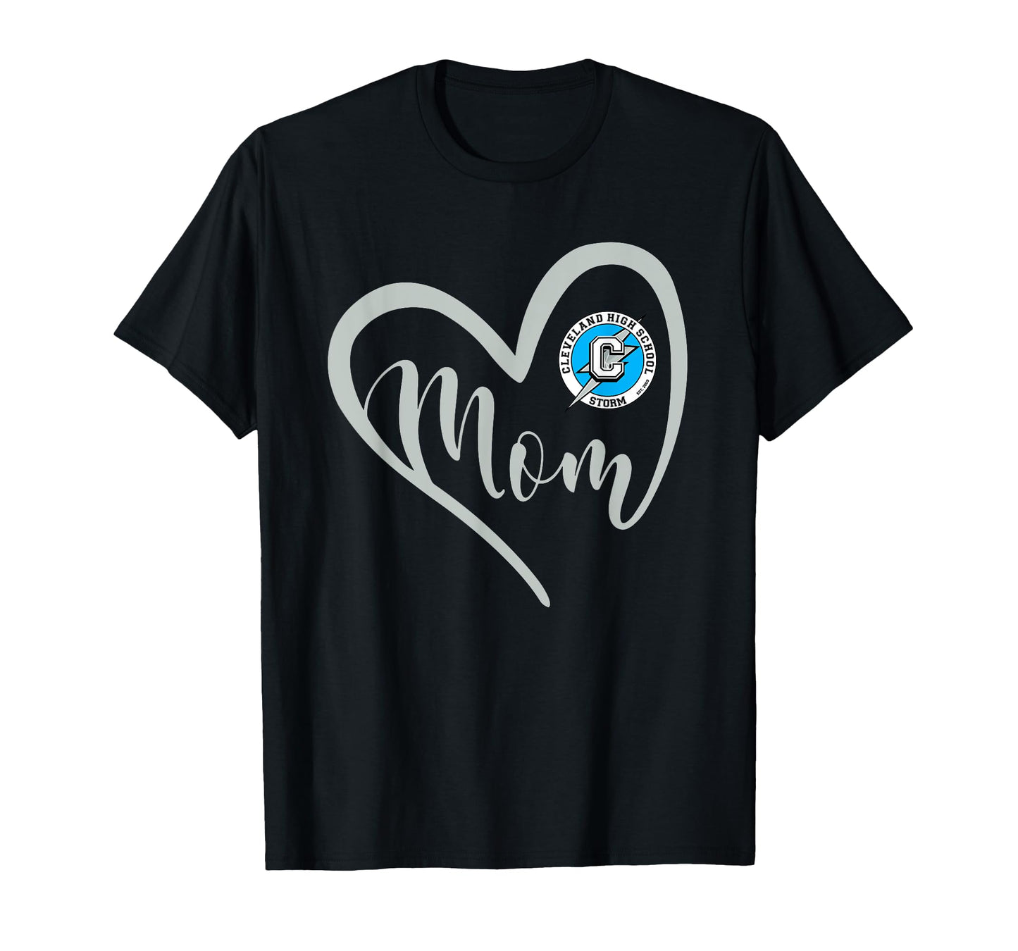 Cleveland Storm Logo Heart Mom HS T-Shirt