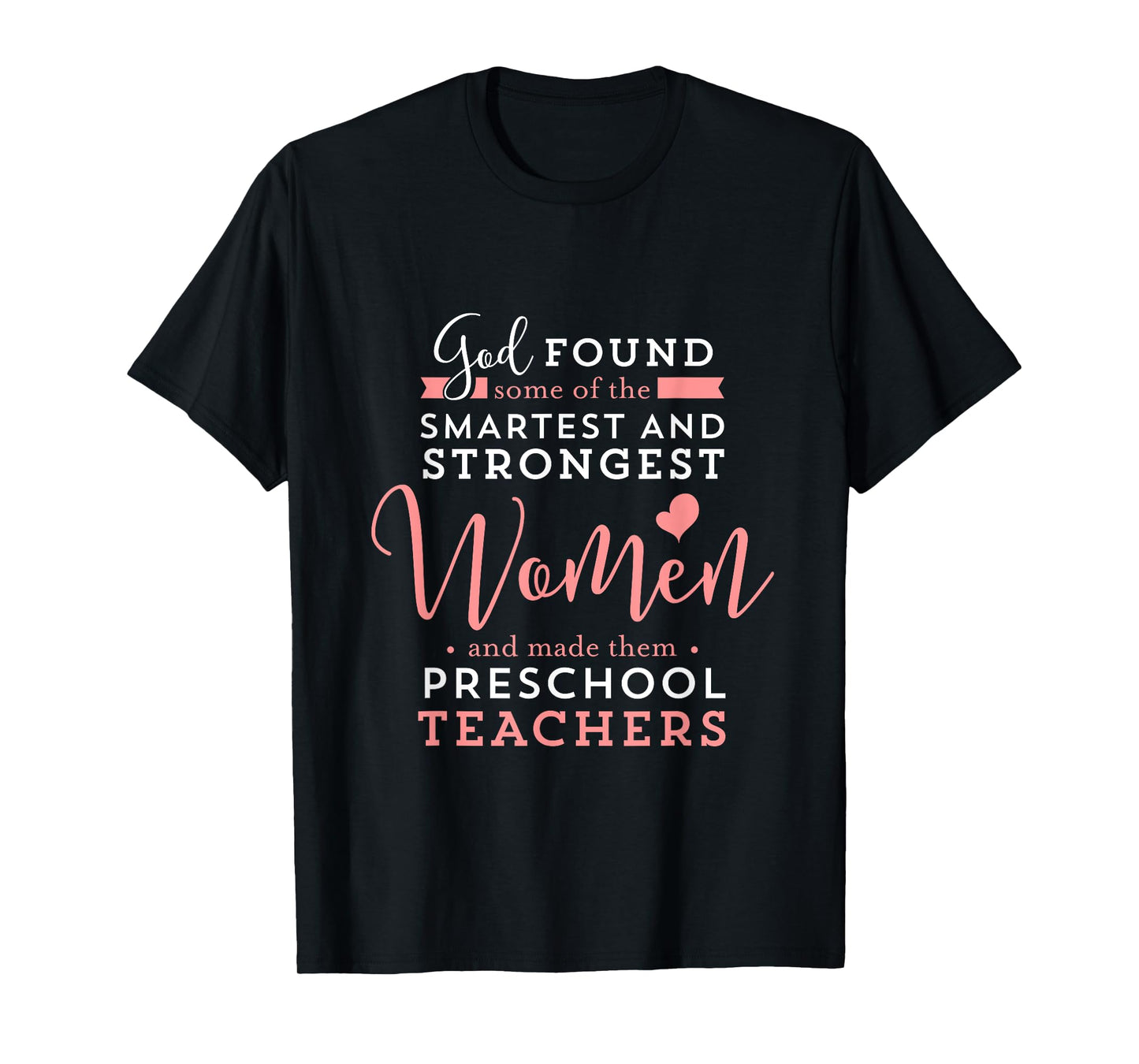 Preschool Teacher Strong Smart God Christian Jesus T-Shirt for Men Women Girls Kids