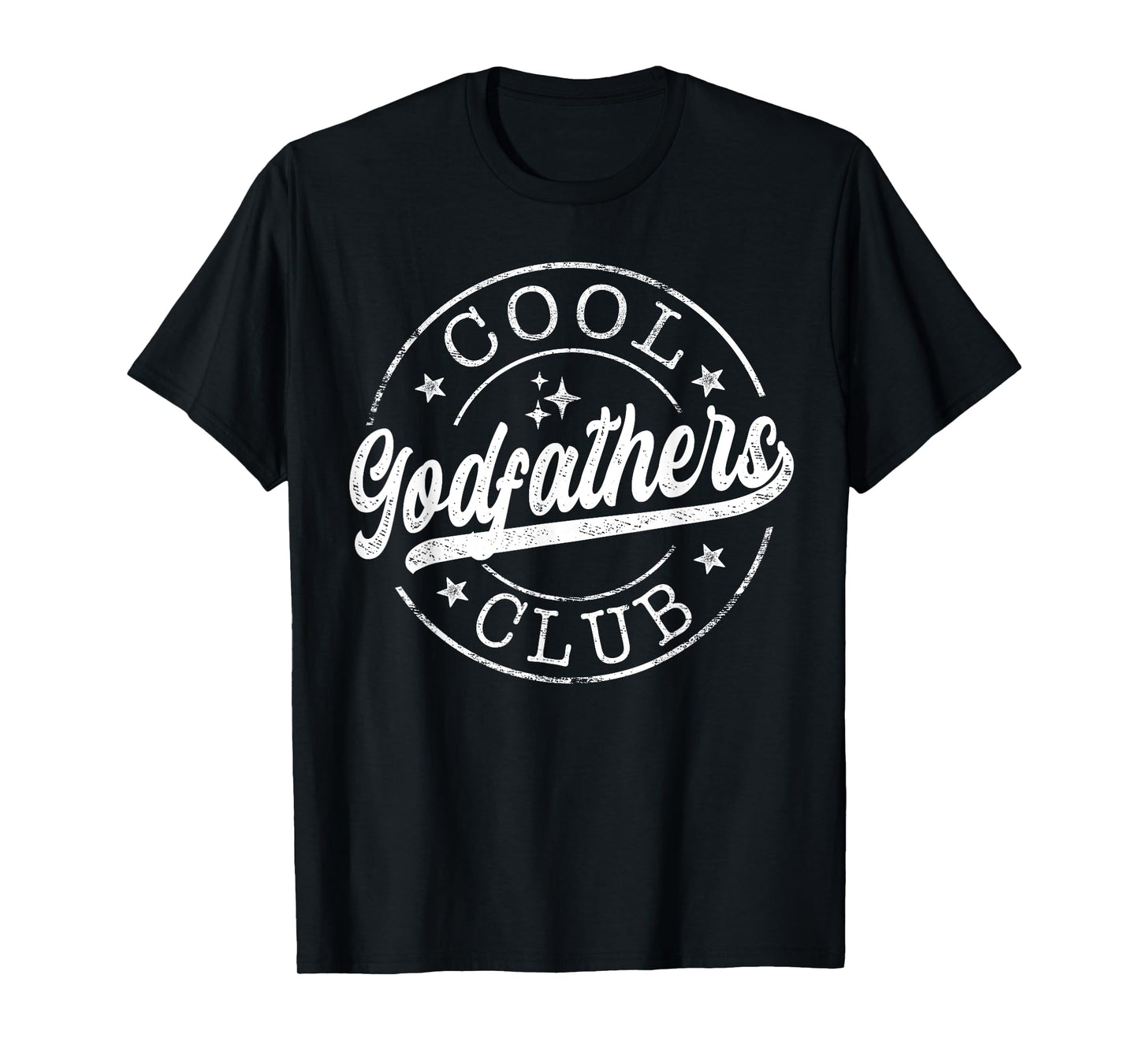 Cool Godfathers Club Emblem Design Father's Day Godfather T-Shirt