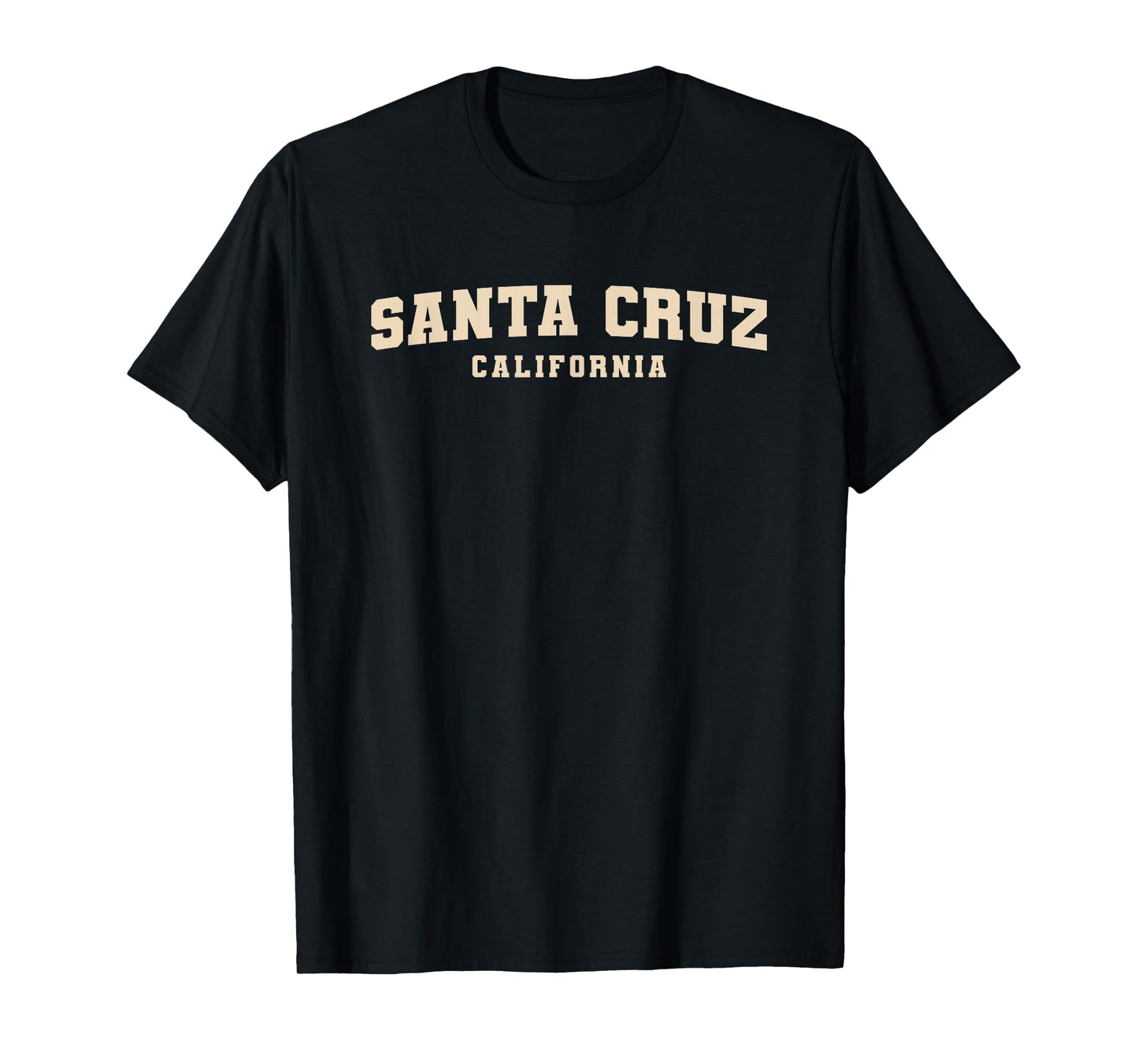 Retro Vintage Surfing & Skateboard Graphic Design Santa Cruz T-Shirt