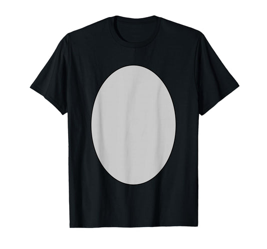 easy lazy diy donkey costume grey circle donkey belly tee T-Shirt