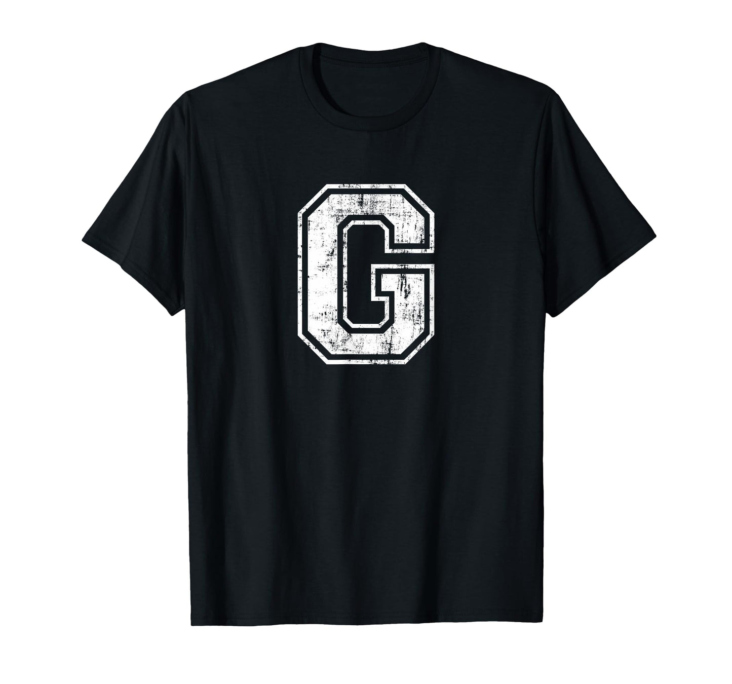 Letter G Uppercase Alphabet Initial School College Varsity T-Shirt