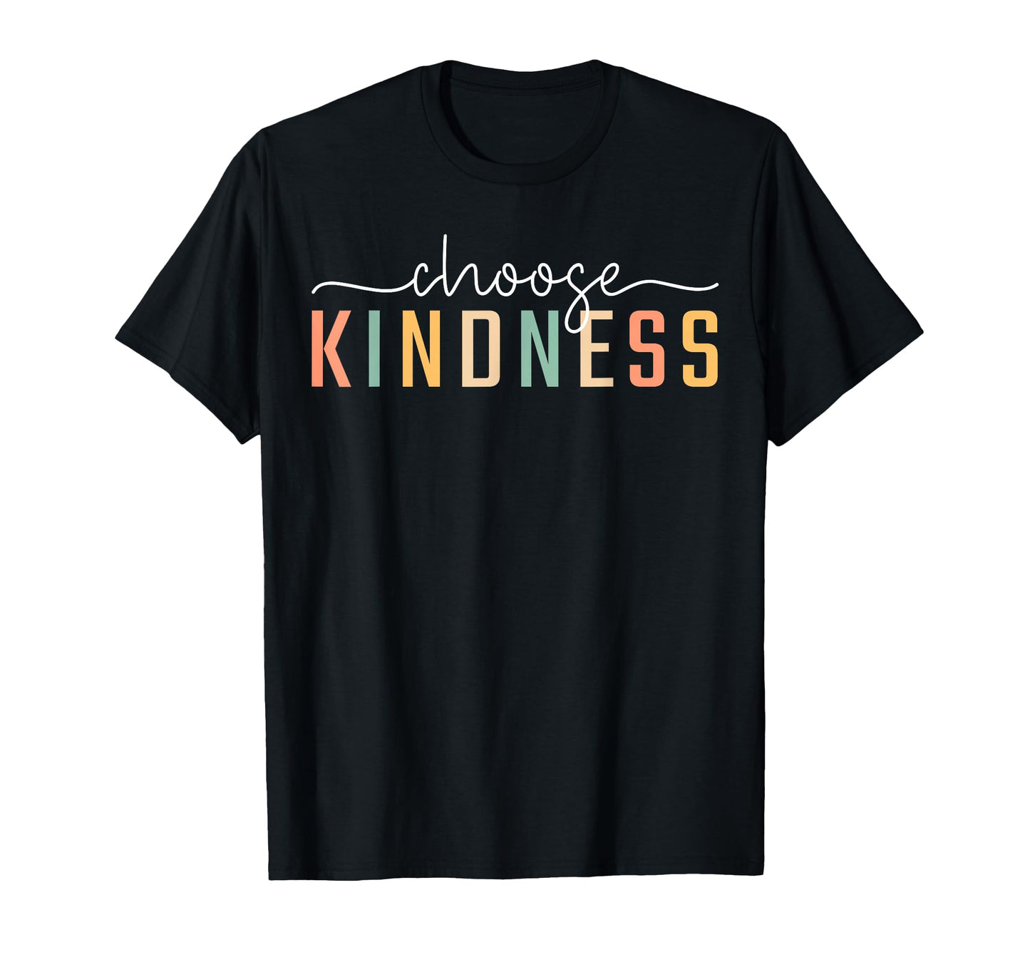 Choose Kindness Casual Trendy Womens Be Kind Inspirational T-Shirt