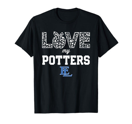 East Liverpool Potters Logo Love My Team HS T-Shirt