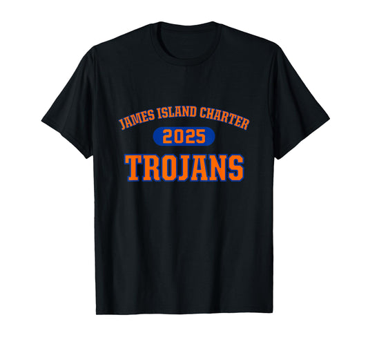 James Island Charter Trojans High School Arch 2025 T-Shirt