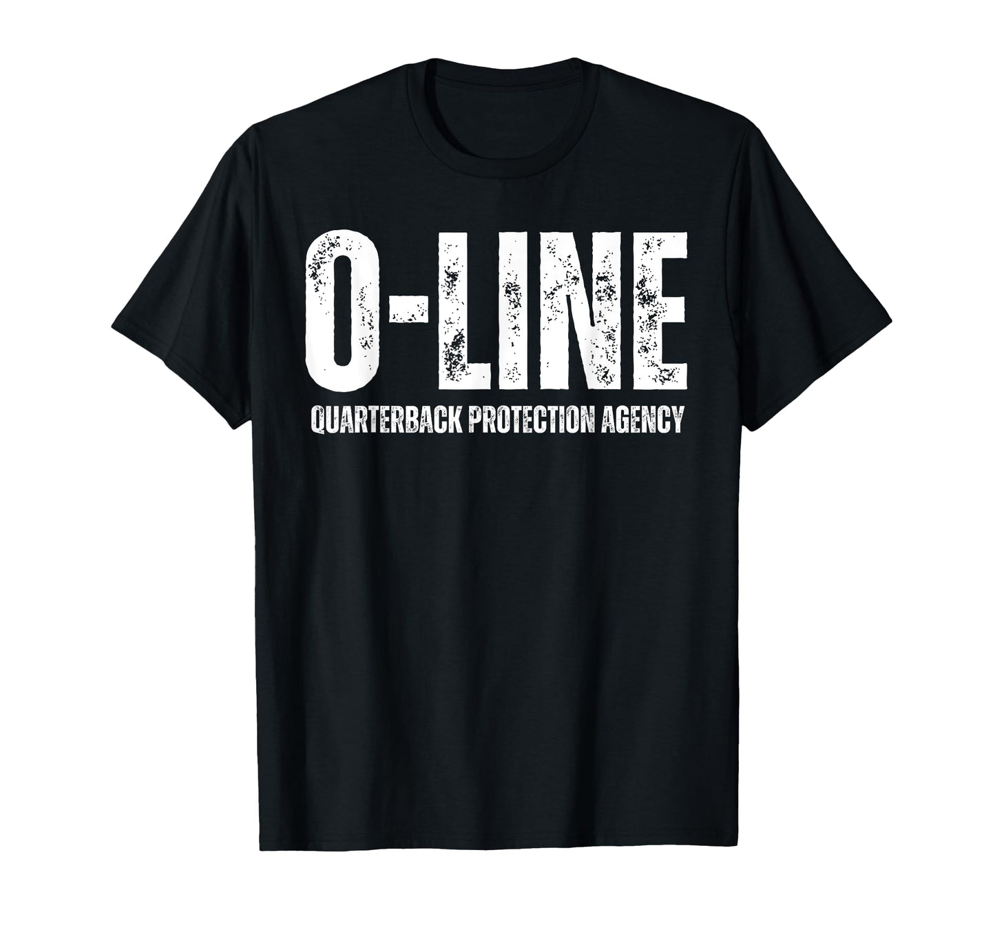 O-Line Quarterback Protection Agency Football Offensive Line T-Shirt