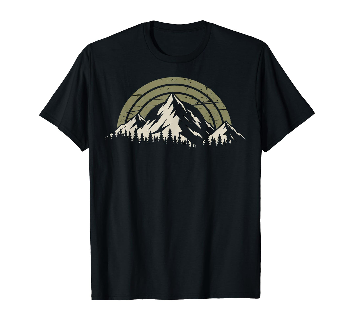 Mountain Retro Hiking Adventure Trail T-Shirt