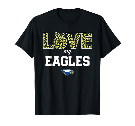 Etowah Eagles Logo Love My Team HS T-Shirt