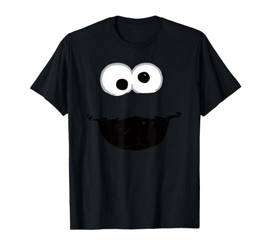 Sesame Street Cookie Monster Crayon Sketch Halloween Costume T-Shirt
